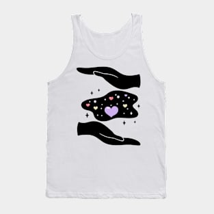 Protect The Love Valentine Galaxy Cosmic Tank Top